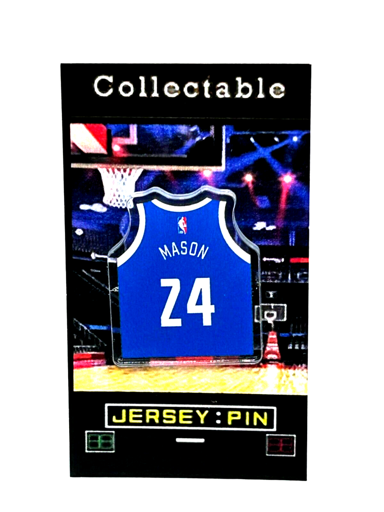 Milwaukee Bucks Desmond Mason Retro Collectable Jersey Lapel Pin with Free Shipping