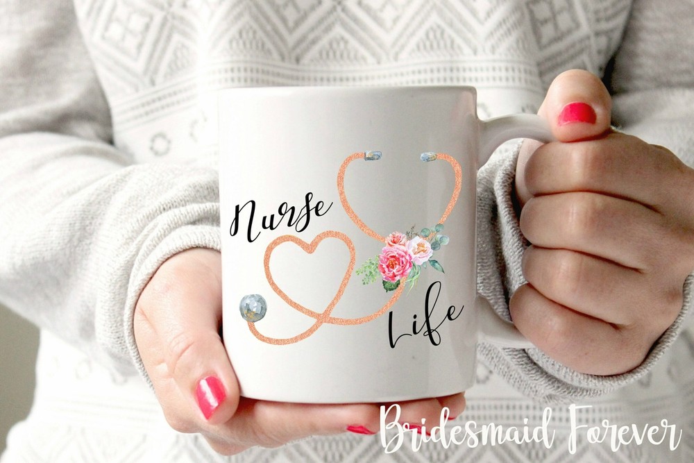 Nurse Life Mug Nurse Gift Rn Grad Gift Nurse I Save Lives Custom Mug