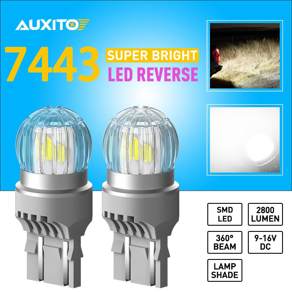 2x White 7440 7443 LED Backup Reverse Light Bulb for Ford Explorer 2013-2020