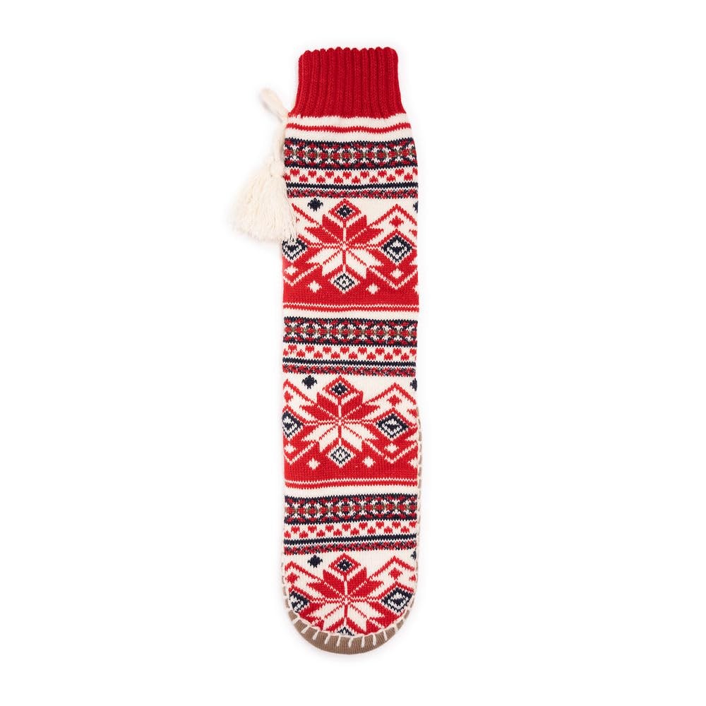 New Best Women's Tassel Slipper Sock 1 Pair Pack, Red, L/XL Free Shipping