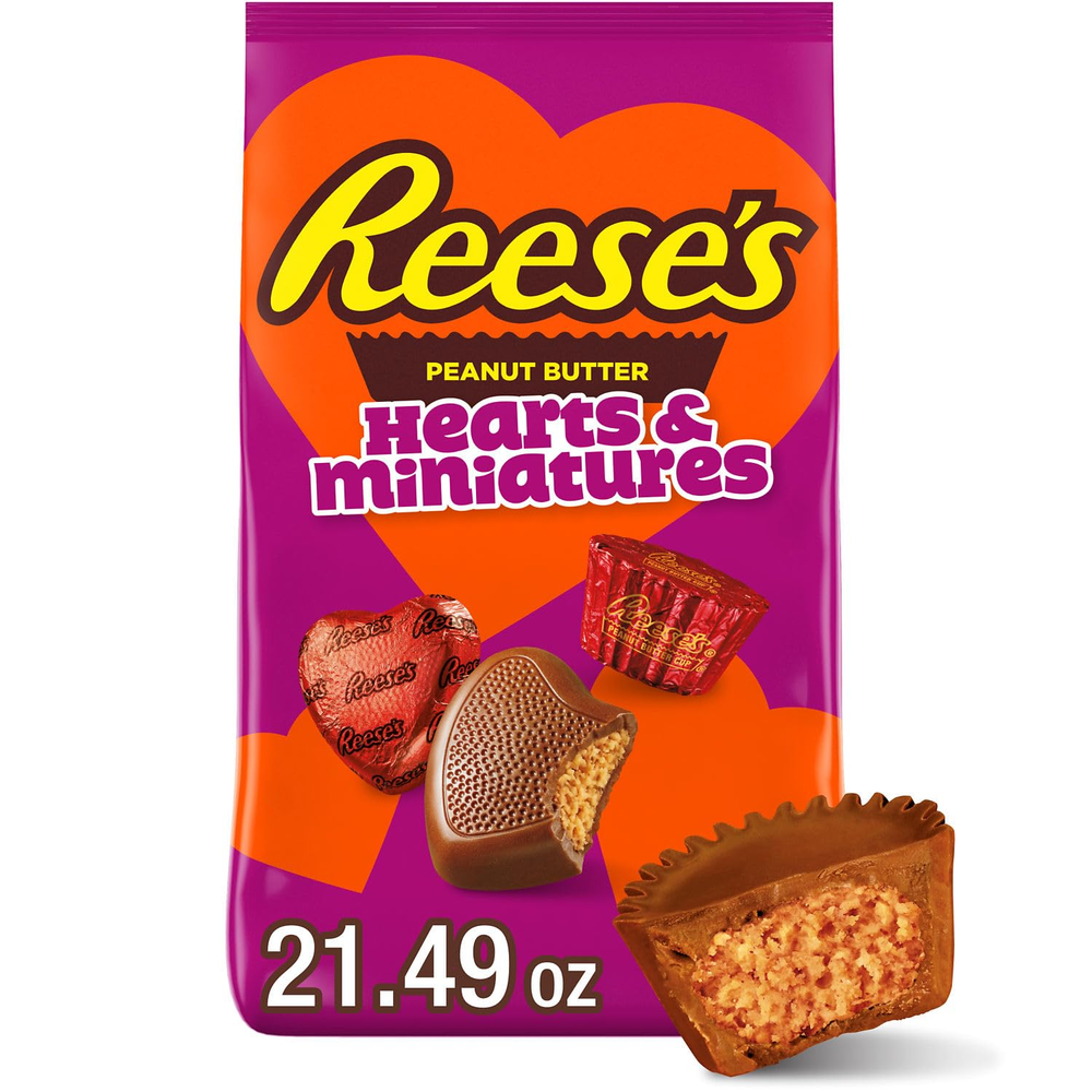 REESES Assorted Chocolate Peanut Butter Candy Shapes 21.49oz Bag