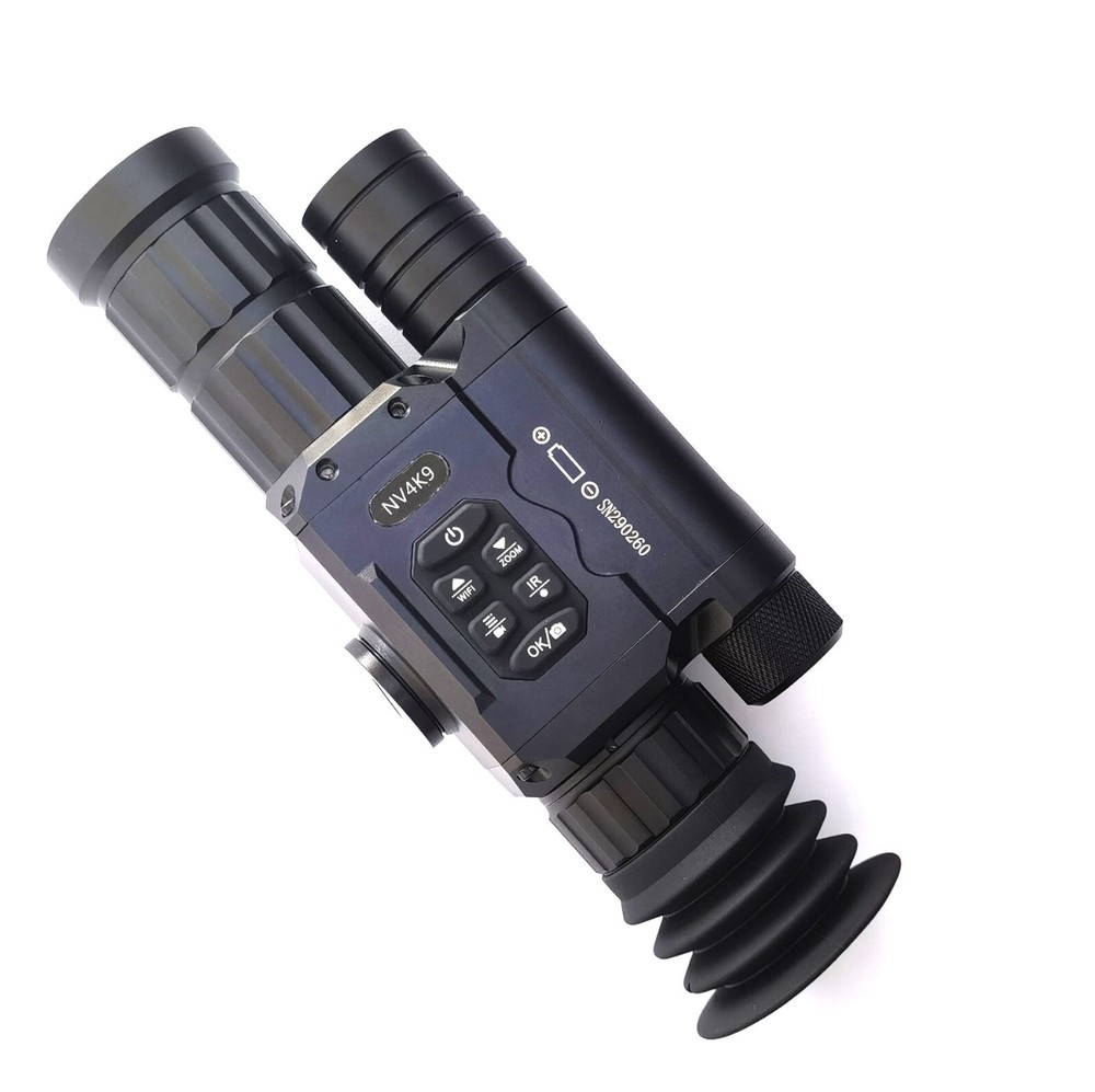 NV4K9 Infrared Night Vision Scope 4K Resolution Small Size Hunting Scope Connect