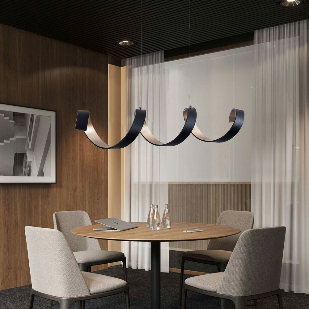 Lámpara de techo moderna COB LED colgante lámpara colgante lámpara accesorio de iluminación EE. UU.