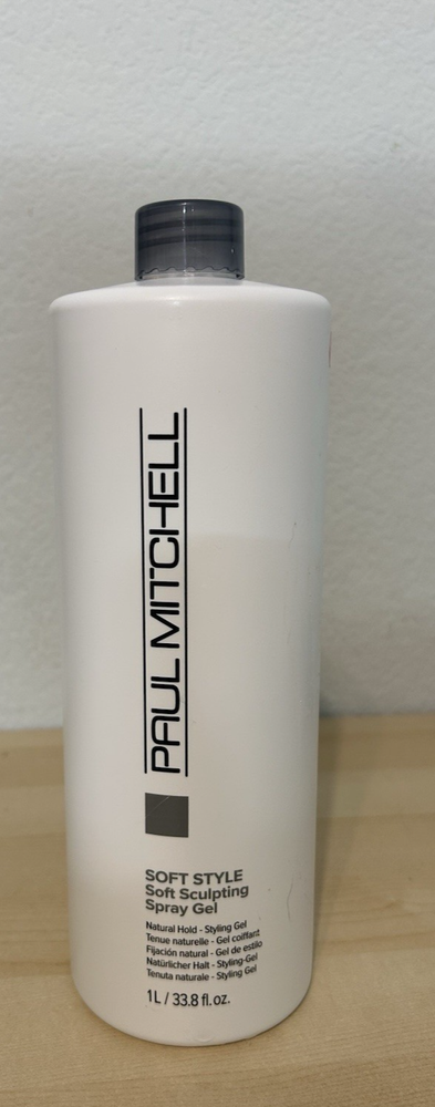 Paul Mitchell Soft Style Sculpting Spray Gel 6% VOC 33.8 oz for Flexible Hold