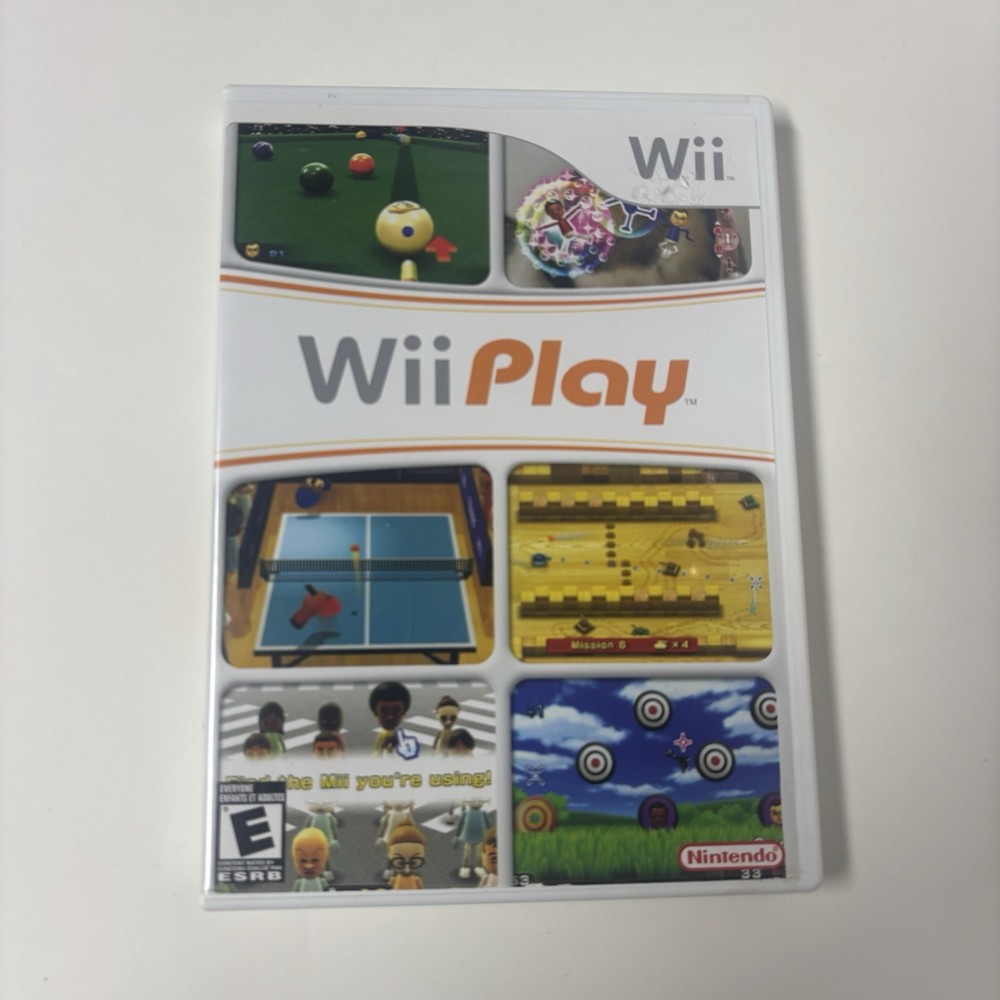 Wii Play (Nintendo Wii Game) CIB - Tested And Working