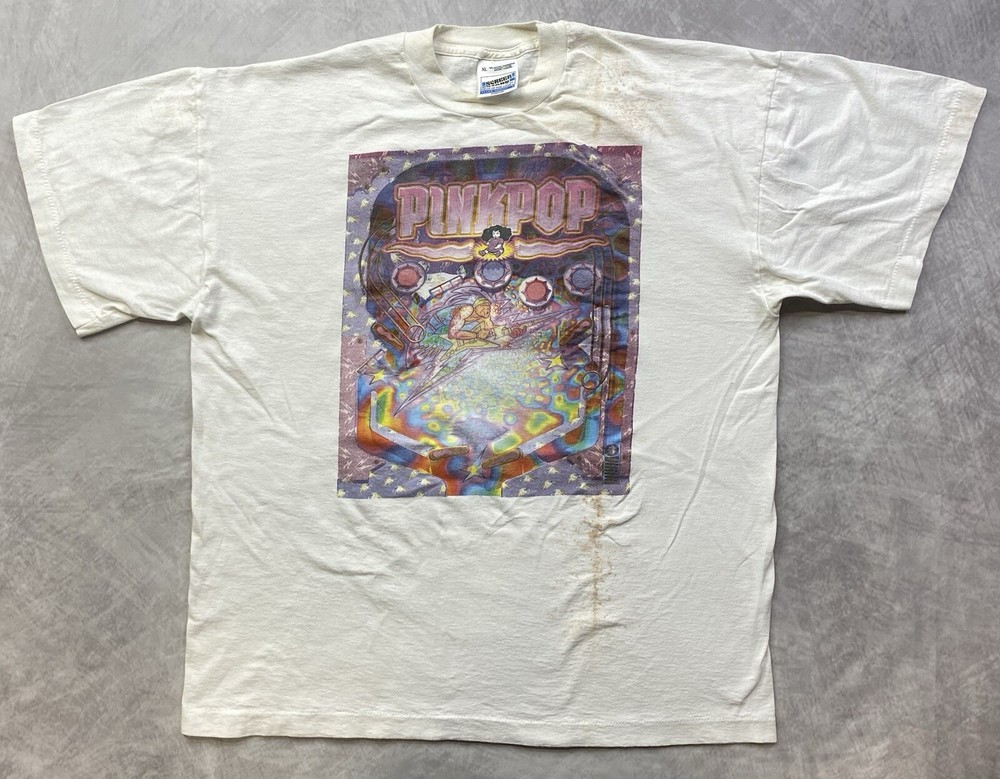 Vintage 1996 PinkPop Festival Shirt Size XL Rage Against The Machine Radiohead