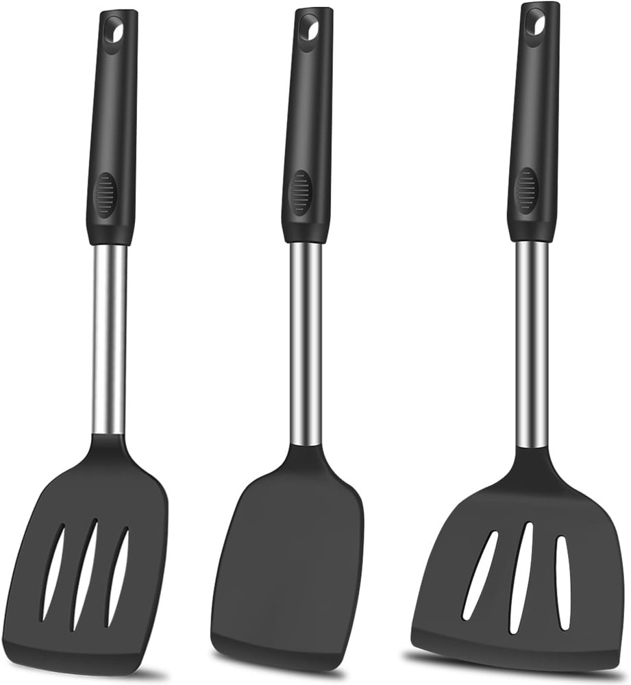 Spatula Set Silicone Spatula Heat Resistant Spatulas for Nonstick Cookware Rubbe