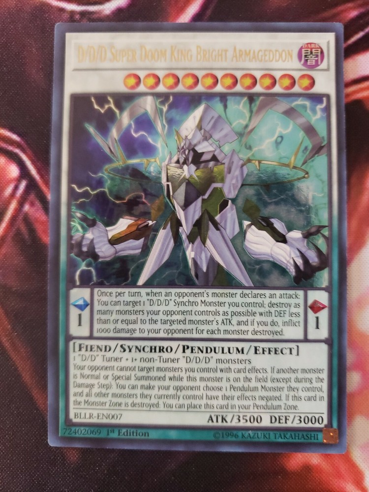 D/D/D Super Doom King Bright Armageddon BLLR-EN007 1st Edition