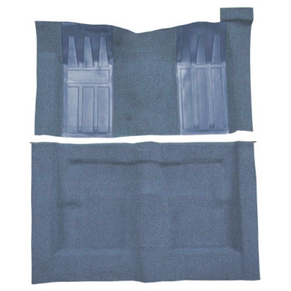 Carpet for 1969-1970 Ford Ranchero GT Auto with 2 Medium Blue Inserts Loop