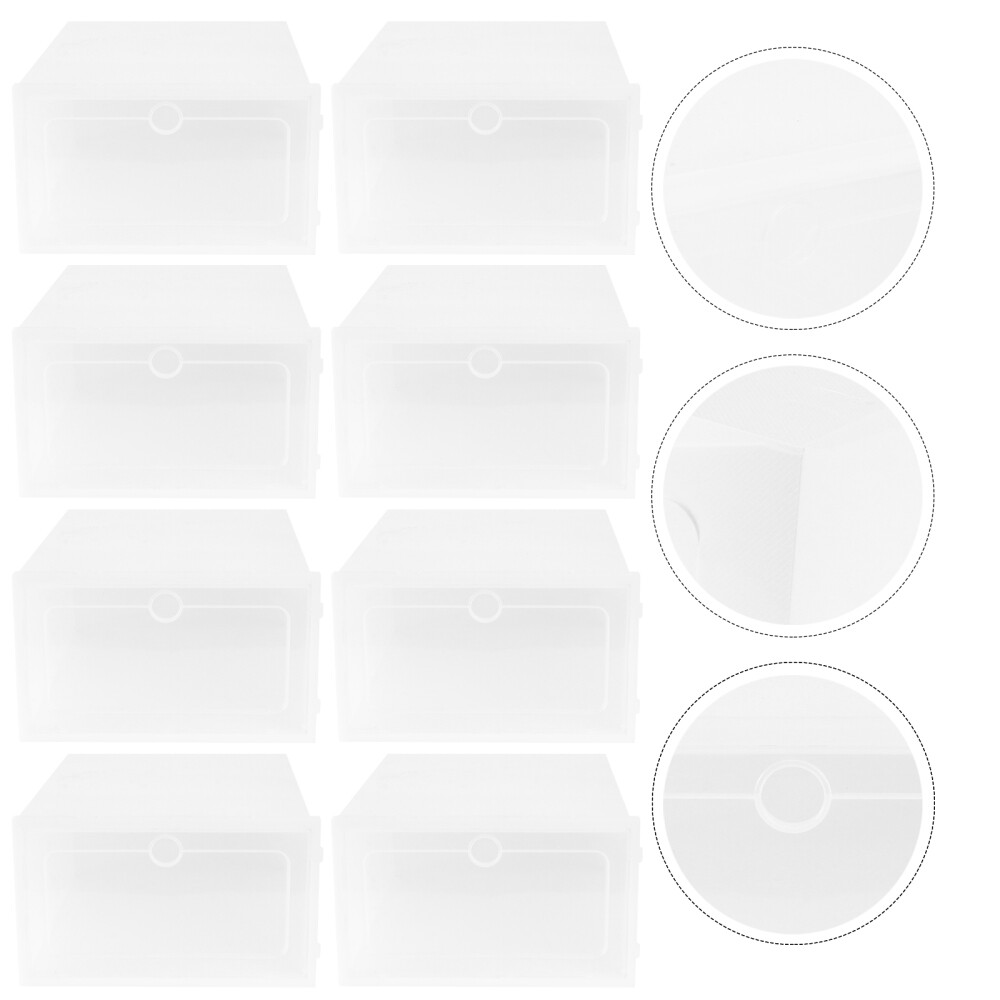 12-Piece Shoe Box Organizer – Space-Saving Storage Containers for Artifacts