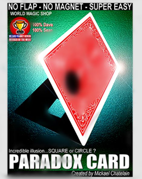 Paradox Card by Mickael Chatelain,Gimmcik,Card Magic Tricks,Illusions,Close up