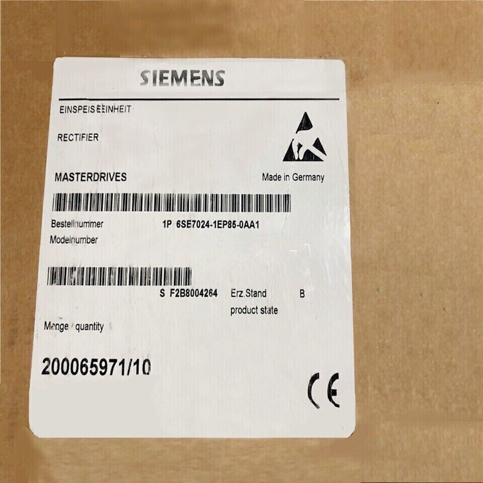 6SE7024-1EP85-0AA1 1PC BRAND NEW Sealed Siemens Inverter 6SE7024-1EP85-0AA1