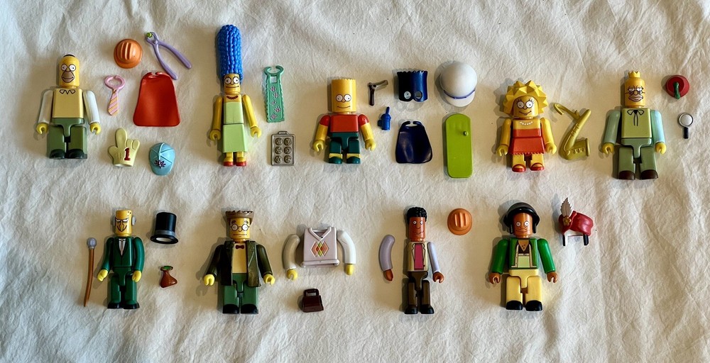 The Simpsons Playmates BLOCKO Figure Set