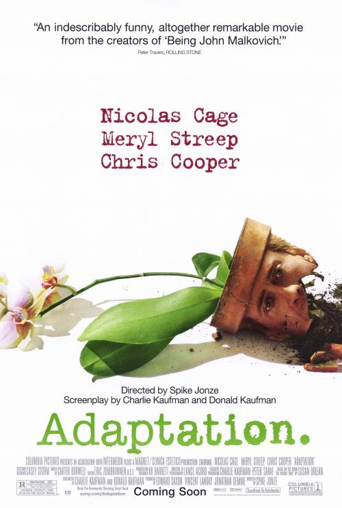 ADAPTATION Movie POSTER 27x40 Nicolas Cage Meryl Streep Chris Cooper (I) Cara