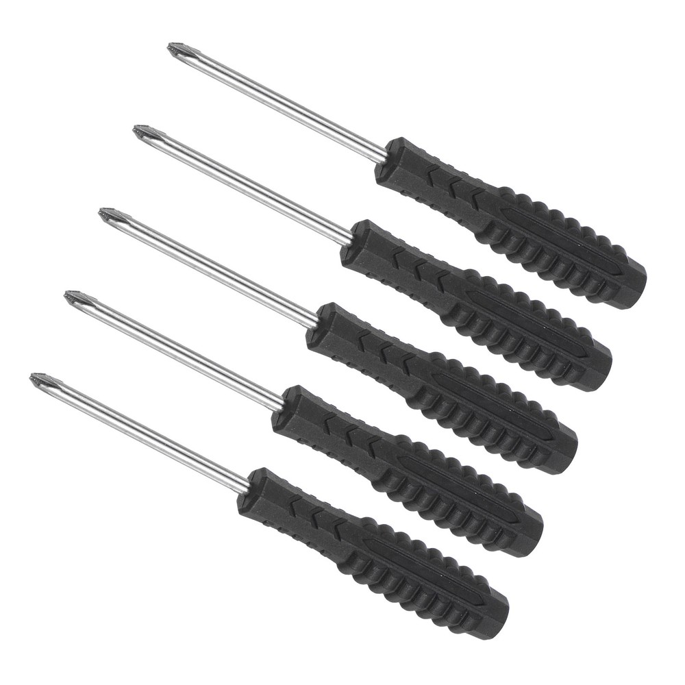 5pcsSmall Phillips Screwdriver 3.0mm 98mm Cross Screwdriver W Anti-slip Handle