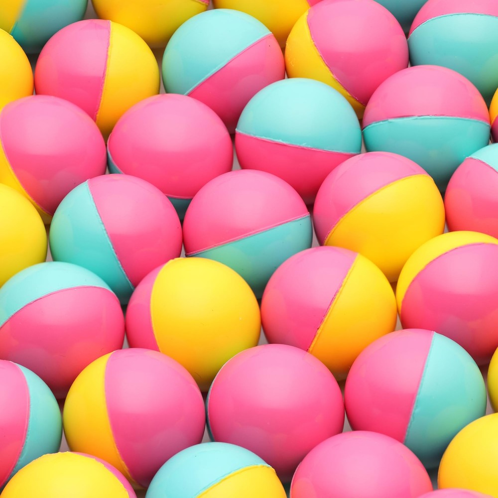 50Pcs 1.26Inch Small Bouncing Balls for Kids Fun Play and Games
