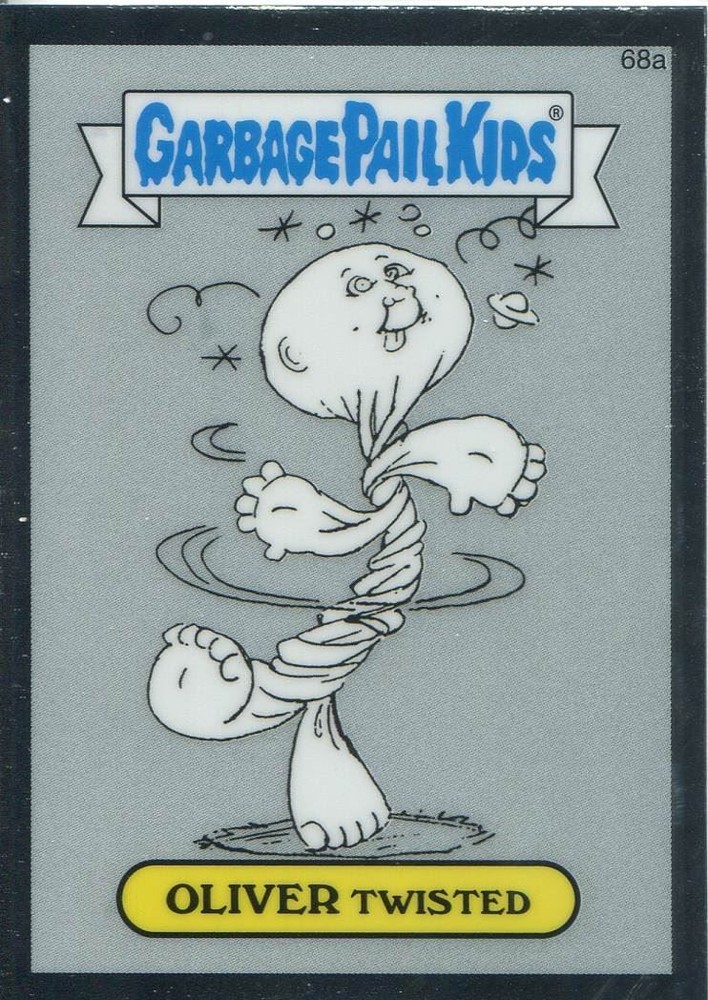 Garbage Pail Kids Chrome Series 2 Pencil Art Concept 68a Oliver Twisted Collectible Card