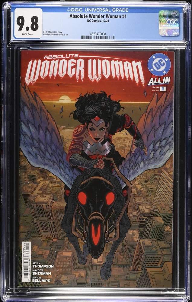 Absolute Wonder Woman 1 CGC 9.8 1st Print