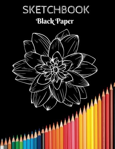 Black Paper Sketchbook for Sketching Writing and Doodling