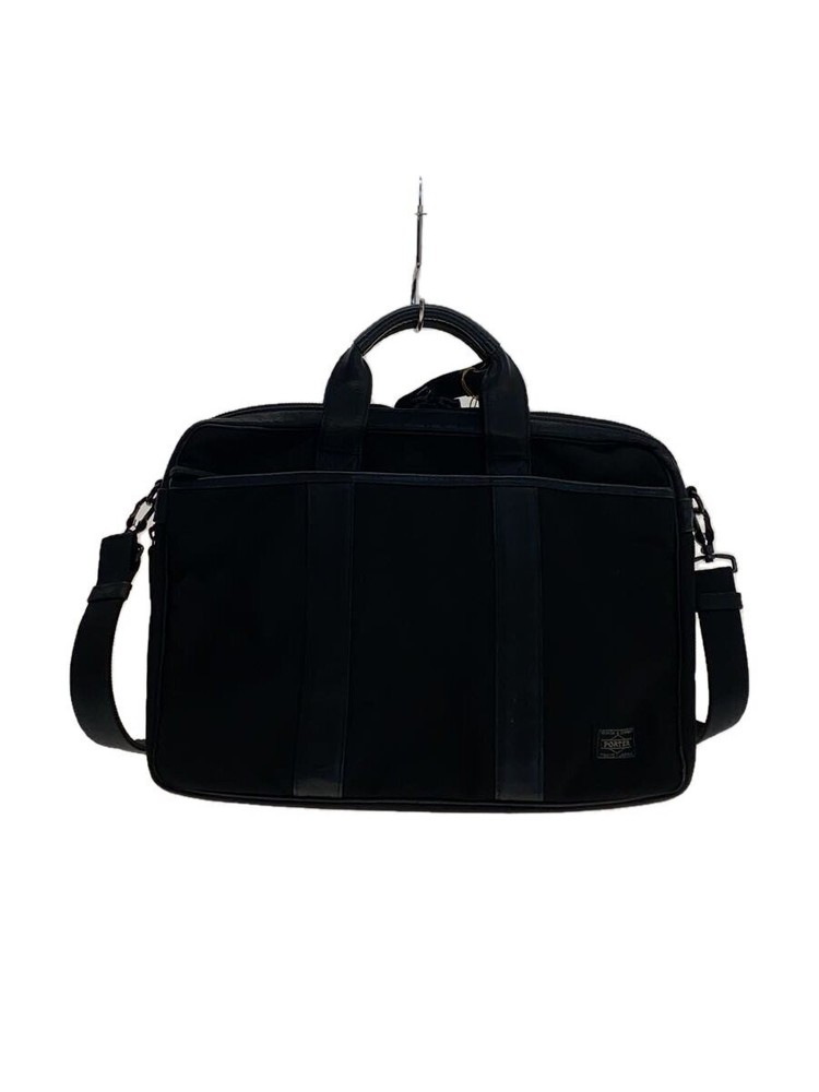 Porter 2Way Briefcase Black Plain 125-04488 37x26x5cm Used