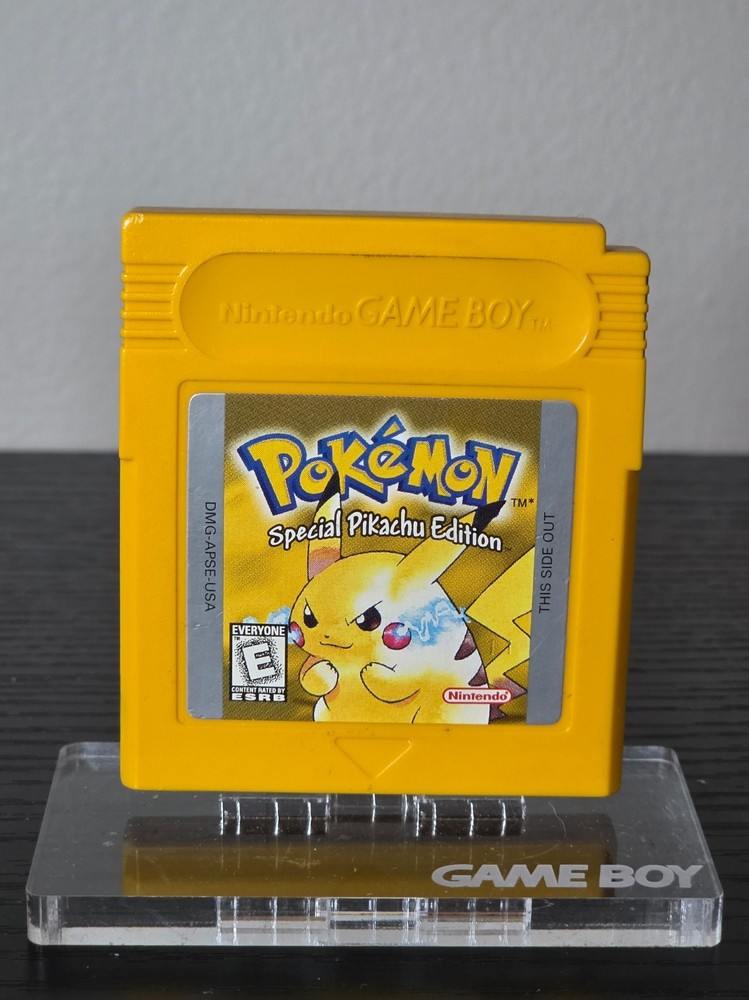 Pokemon Yellow Version (Nintendo GBC, 1998) Authentic, New Battery, Working!