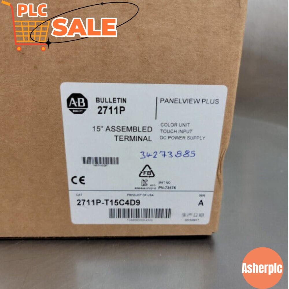 New AB 2711P-T15C4D9 PanelView Plus 15