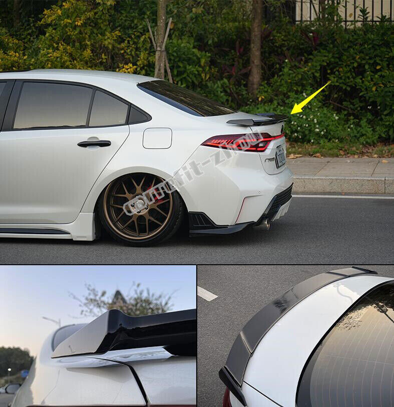 Glossy Black Rear Trunk Spoiler for 2020-2022 Toyota Corolla Sedan