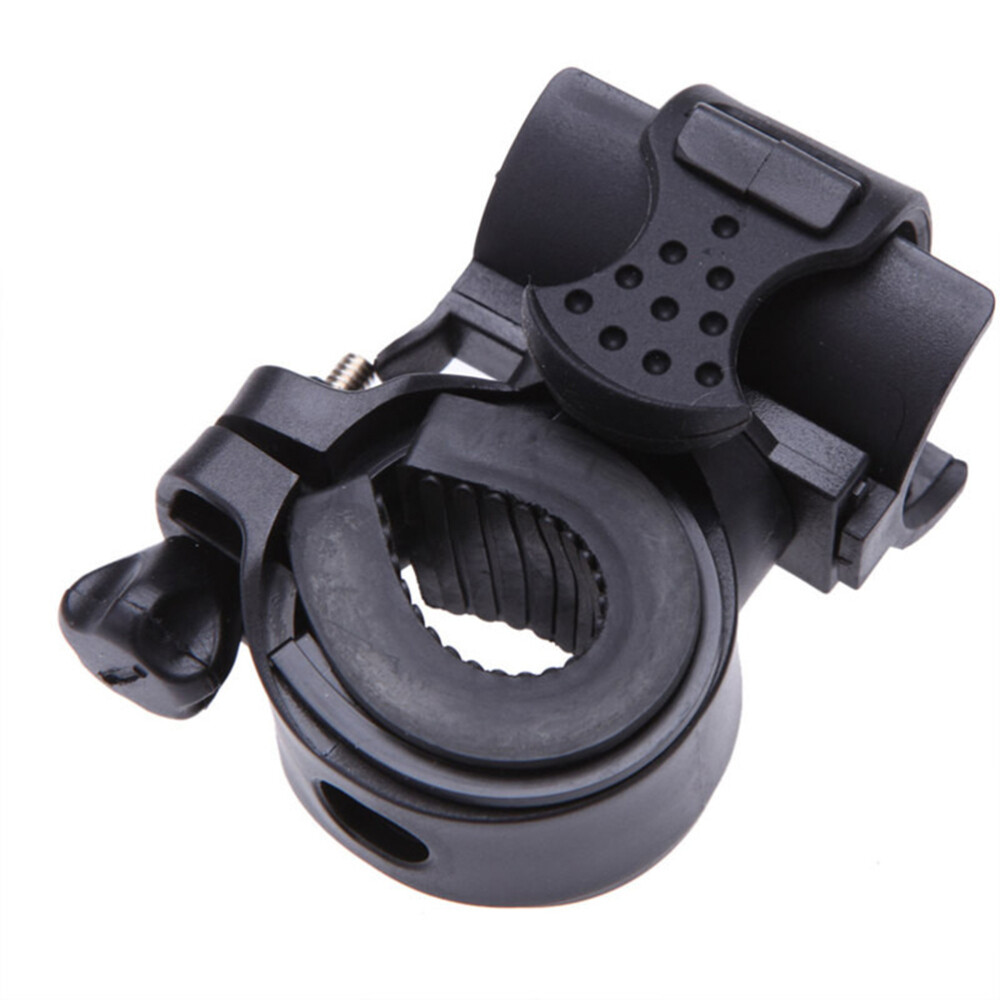 Adjustable Belt 360 Degree Rotatable Clamp Flashlight LED Torch Light Holder