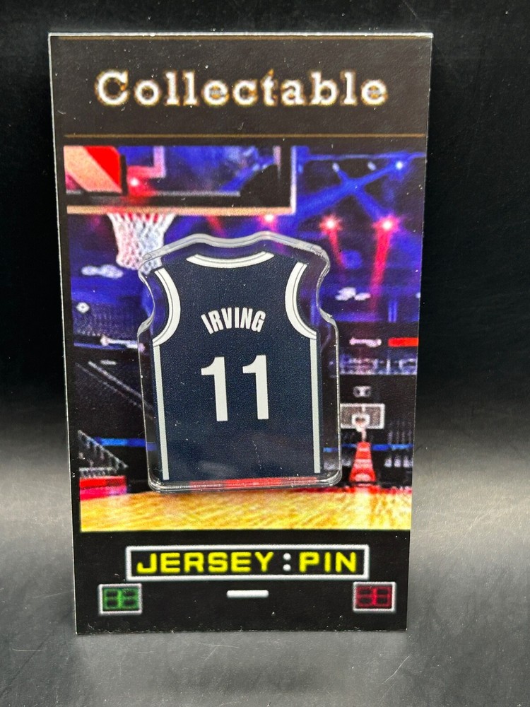 Brooklyn Nets Kyrie Irving Jersey Lapel Pin - Classic NBA Collectible