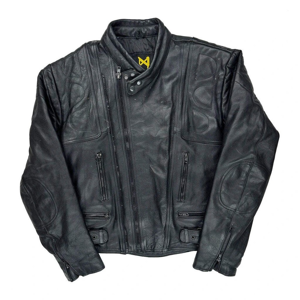 Unbranded Leather Jacket - Medium Black Leather