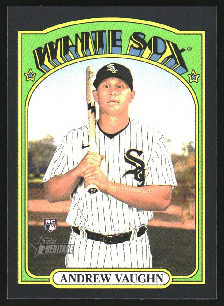 2021 Topps Heritage Black Border #624 Andrew Vaughn