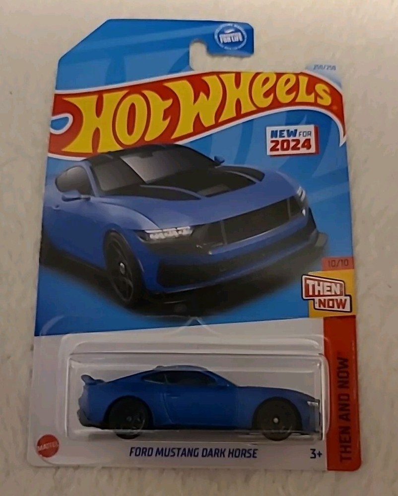 Hot Wheels Ford Mustang Dark Horse Blue #250 New