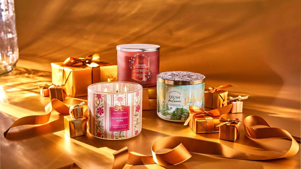 Bath & Body Works, White Barn,3-Wick,14.5 oz Candle $23 Free Ship
