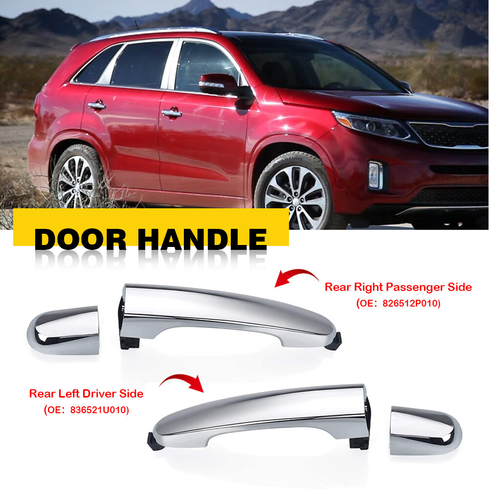 For 2011-2015 Kia Sorento Exterior Rear Right Side Left Outside Door Handle 2x