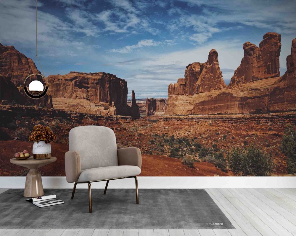 3D Sky Desert Landscape Wall Murals Wallpaper Murals Wall Sticker 5