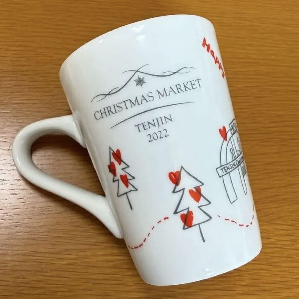 Christmas Market Tenjin 2022 Fukuoka Winter Collectible Mug