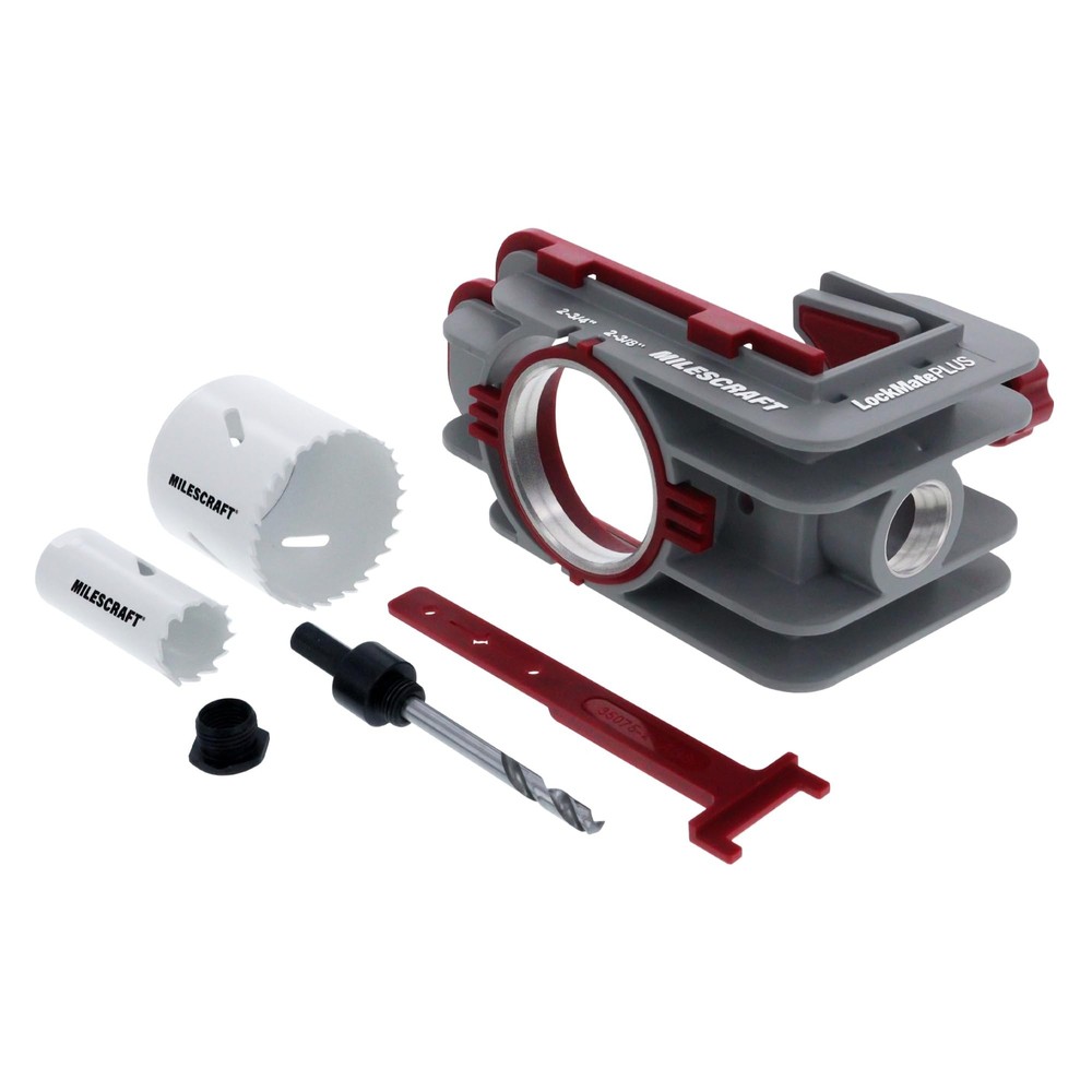 Milescraft 1338 Lock Mate PLUS – Self Clamping, Professional Door Lock Ins