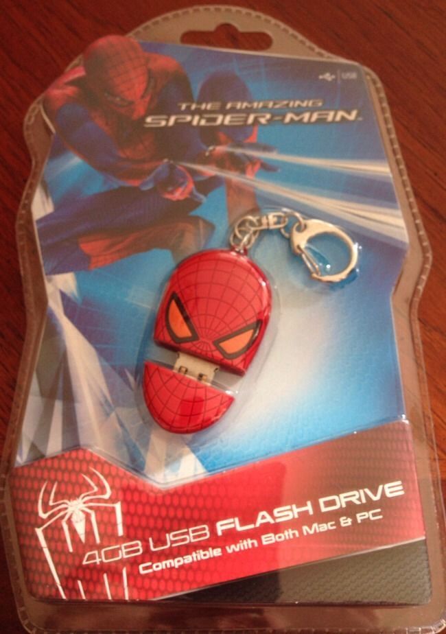 Spider-Man 4GB USB Flash Drive Keychain for Mac PC Back to School-image