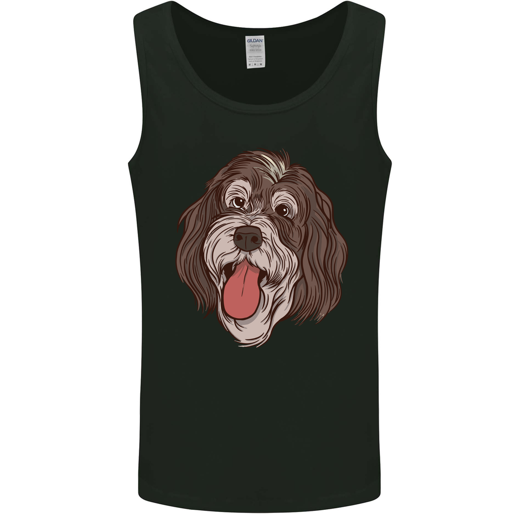 Bernedoodle Dog Mens Vest Tank Top