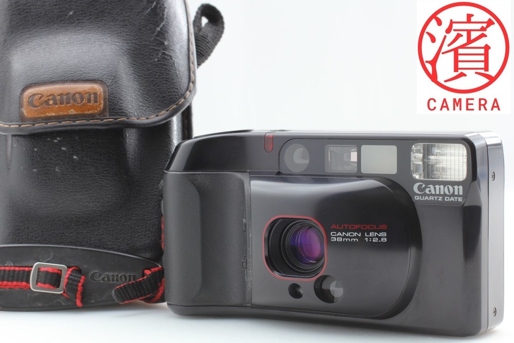 Near Mint Canon Auto Boy 3 Quartz Date 35mm Film Camera Body Japan