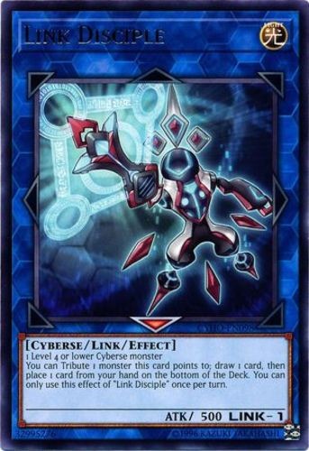 CYHO-EN098 Rare Link Disciple Unlimited LP YGO Card  