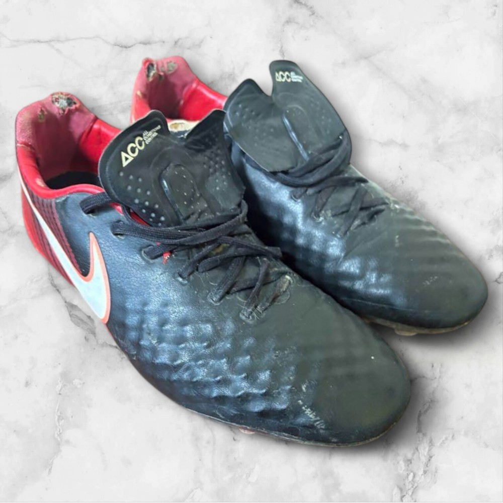 Nike Magista HG Soccer Cleats Black/Red US 8.5 Training Spikes