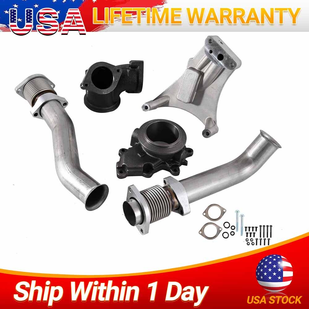 1999.5-2003 Ford 7.3L Powerstroke Turbo Pedestal with Bellowed Up Pipes