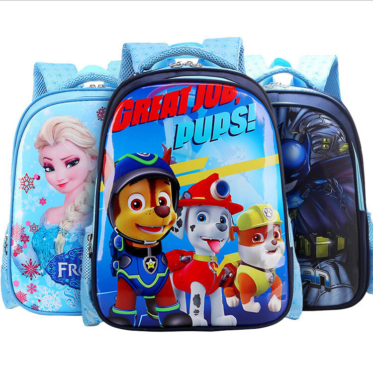 Cartoon Anime Backpack Boys Girls Kids Kindergarten Elementary School Bags
