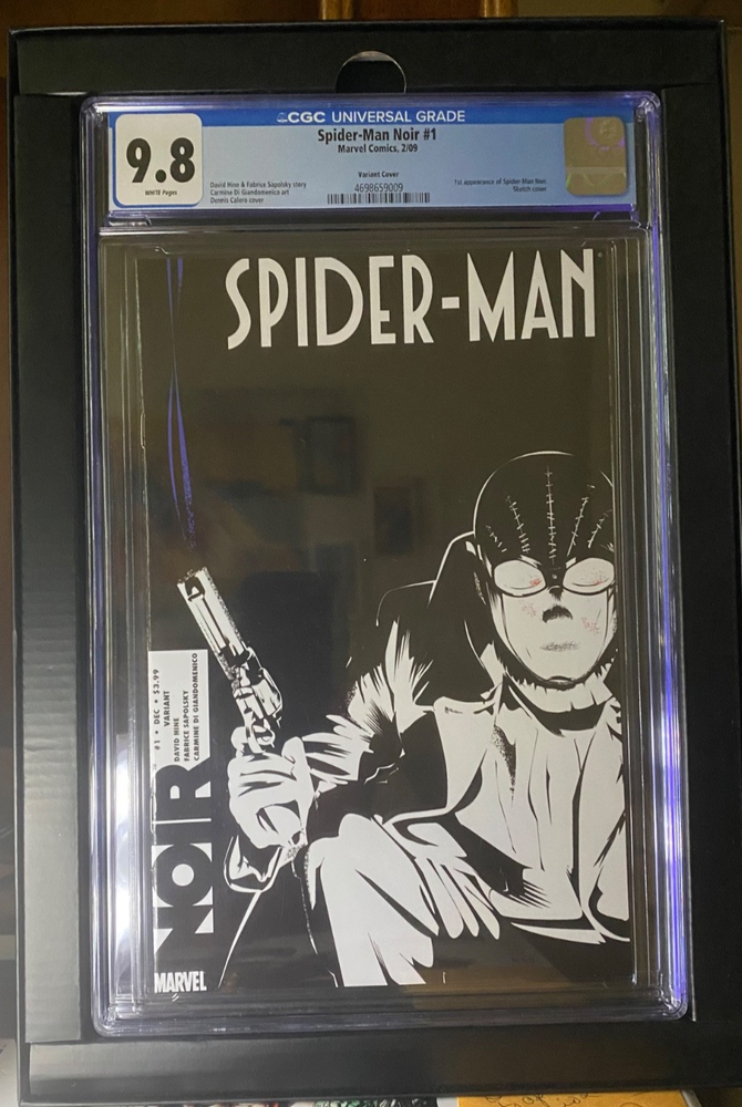 Spider-Man Noir #1 Variant-Dennis Calero Cover CGC 9.8