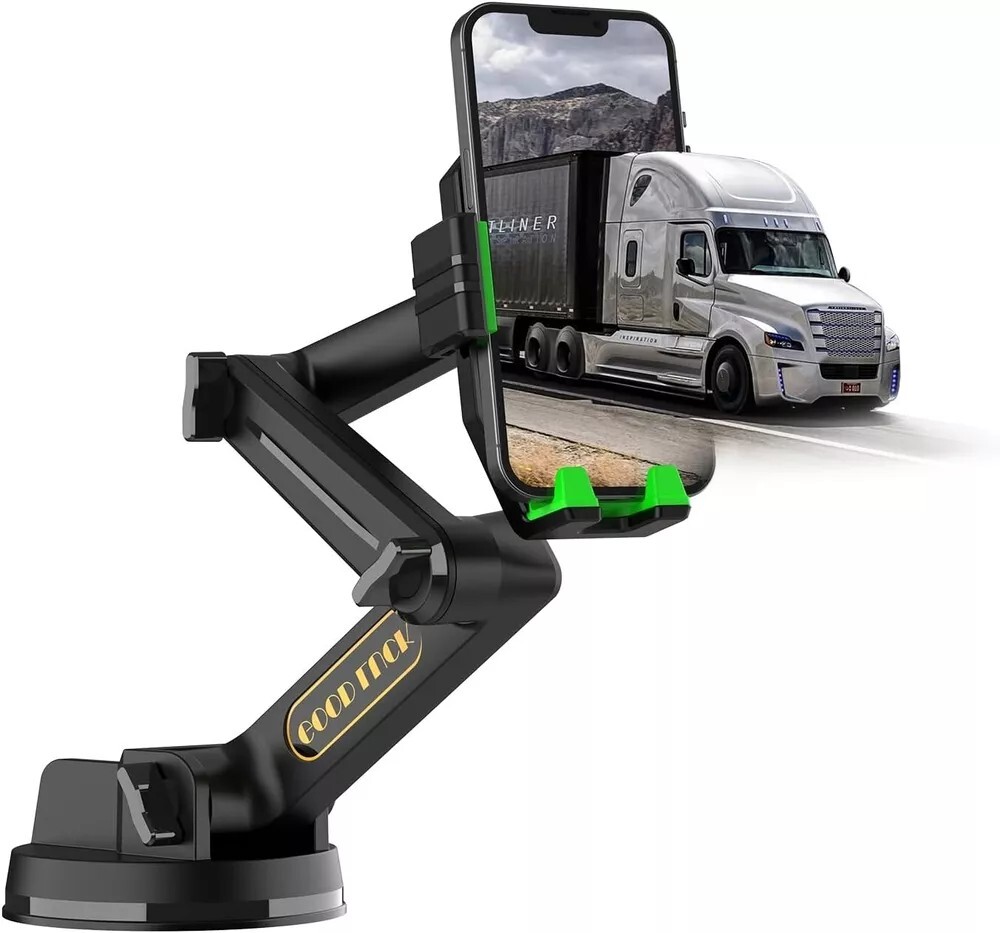 Truck Phone Holder Mount,Heavy Duty Phone Holder for Truck Dashboard Windshield
