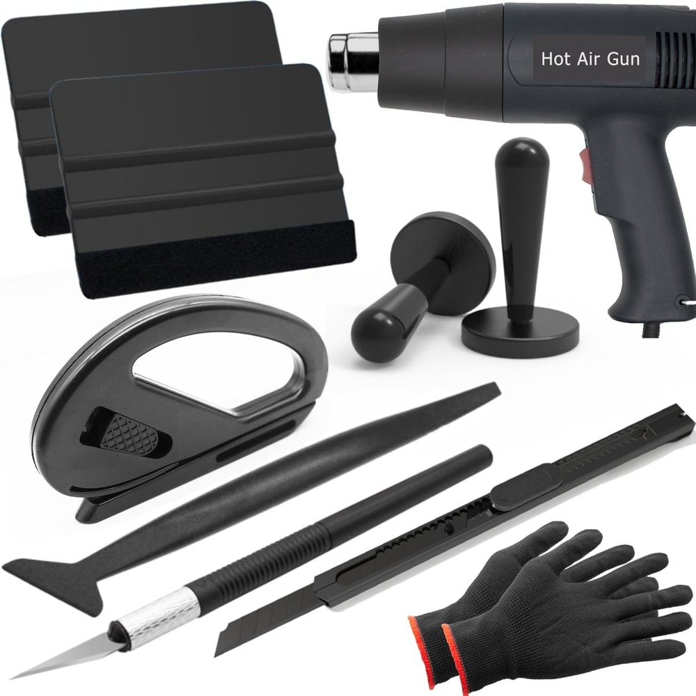 Heat Gun Car Window Tinting Kit Includes: Heat Gun, Squeegee