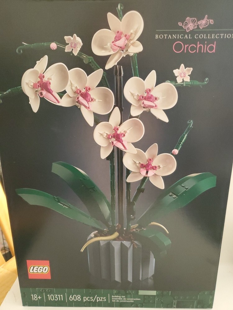 Lego Botanical Collection Orchid 10311 Pre-Owned Complete Floral Building Set