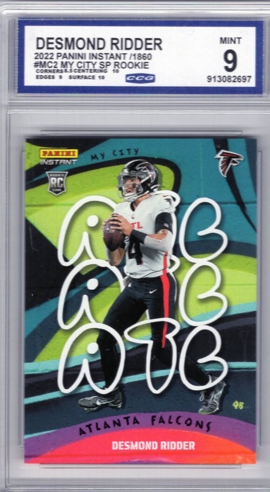 Desmond Ridder 2022 Panini Instant #MC2 My City CCG Mint 9 1/1860