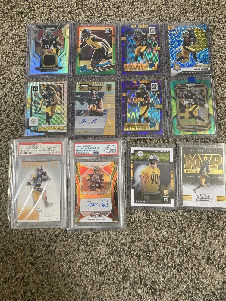 Steelers Cards Rare Lot Auto, Jersey, Mint 10
